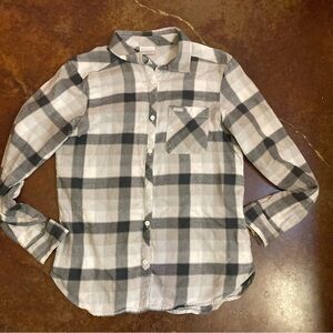 Ladies Columbia Plaid Button Front Long Sleeve Shirt